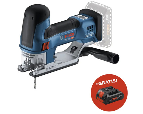 Akku-Stichsäge Bosch Professional GST 18V-155 SC, ohne Akku und Ladegerät Bosch Professional Akku-Stichsäge mit einem zusätzlichen Akku