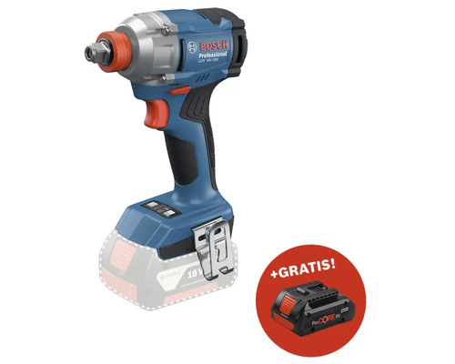 Akku-Drehschlagschrauber Bosch Professional GDX 18V-285 , ohne Akku und Ladegerät Bosch GDX 18V-285 Akku-Schlagschrauber mit Akku-Pack als Zugabe