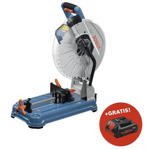 Metalltrennschleifer mit Bosch Logo und gratis Akku