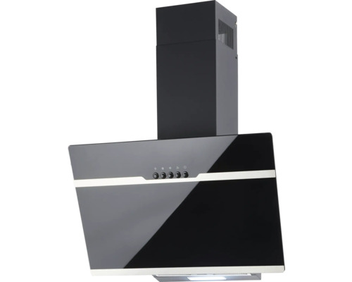 Hotte aspirante en métal et verre