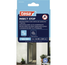 Tesa Insect Stop Moustiquaire avec fermeture auto-agrippante pour portes, dimension maximale 2x 65 x 220 cm