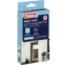 Moustiquaire velcro Tesa Insect Stop pour portes, ruban velcro inclus, taille maximale 2x 65 x 220 cm