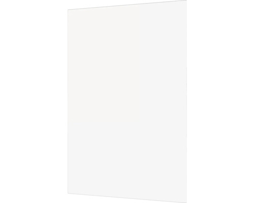 Plaque rectangulaire en verre acrylique blanc