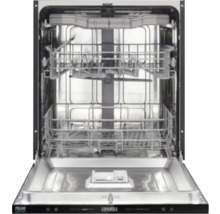 Lave-vaisselle ouvert avec paniers à vaisselle