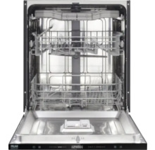 Lave-vaisselle ouvert avec paniers à vaisselle