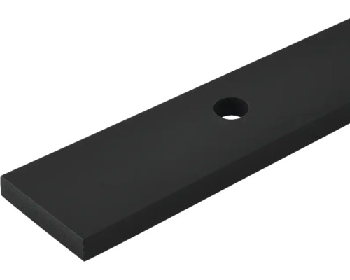 Plaque d'acier rectangulaire avec un trou