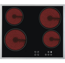 Plaque de cuisson avec quatre zones de cuisson