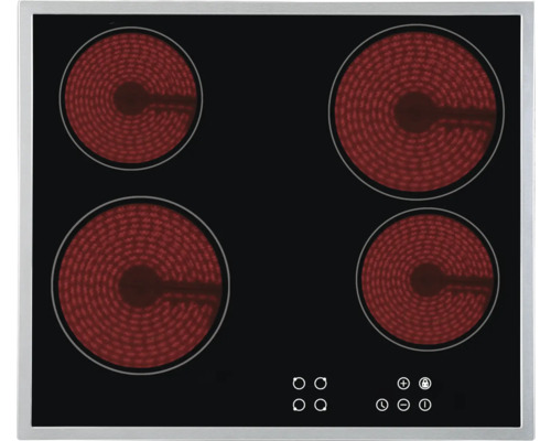 Plaque de cuisson avec quatre zones de cuisson