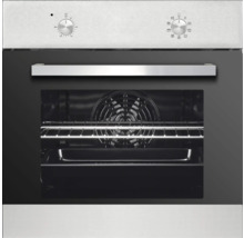 Four encastrable avec panneau de commande, poignée et intérieur avec grille.