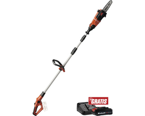 Élagueuse sur perche sans fil avec batterie et chargeur