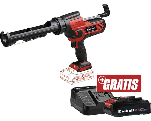 Pistolet à cartouche sans fil Einhell Power X-Change TE-SG 18/10 Li + GRATUIT batterie 18 V 3,0 Ah Pistolet à cartouche sans fil Einhell avec chargeur et batterie