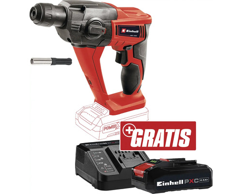 Perforateur sans fil Einhell avec chargeur et batterie