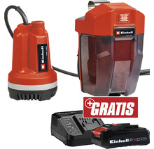 Pompe submersible, pompe à eau sale, batterie et chargeur de Einhell