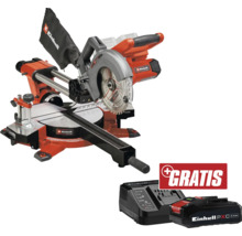 Scie à onglet avec batterie, chargeur et action gratuite