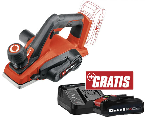 Raboteuse Einhell avec batterie, chargeur et promotion gratuite