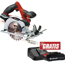 Scie circulaire à batterie Einhell avec batterie et chargeur