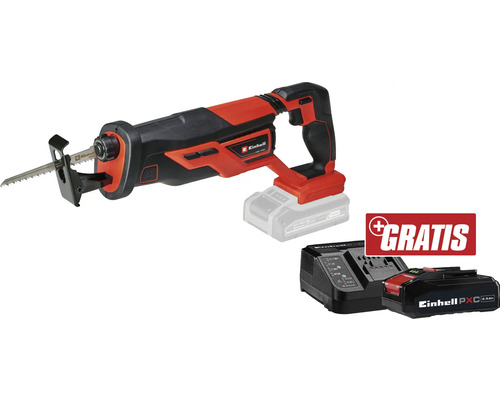 Scie universelle sans fil Einhell Power X-Change TE-AP 18/26 Li + GRATUIT batterie 18 V 3,0 Ah Einhell scie sabre sans fil avec batterie et chargeur