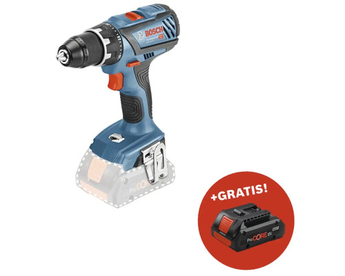 Perceuse-visseuse sans fil Bosch Professional GSR 18V-55 + GRATUIT batterie Bosch Professional ProCORE18V 4,0 Ah Visseuse sans fil avec batterie supplémentaire