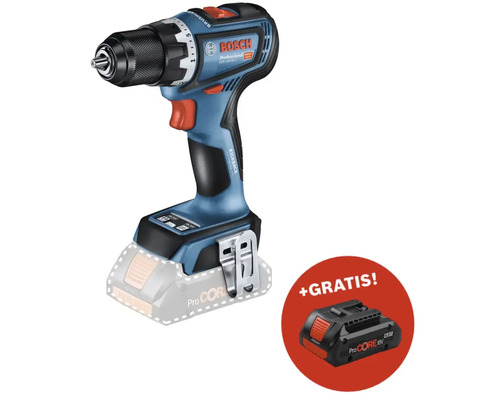 Akku-Bohrschrauber mit zusätzlichem Akku