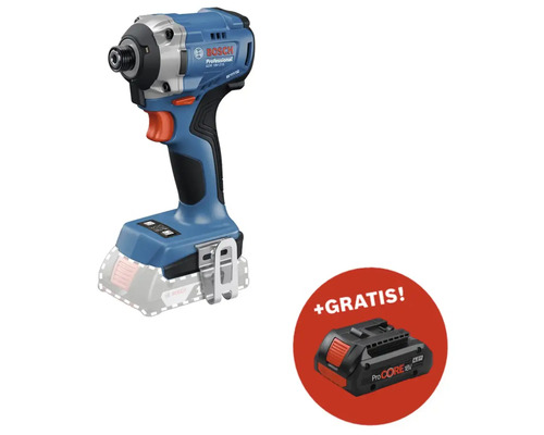 Bosch Professional Akku-Schlagschrauber GDX 18V-215 mit zusätzlichem Akku