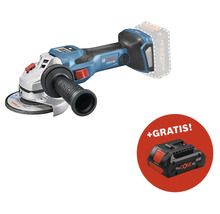 Meuleuse d'angle sans fil avec batterie supplémentaire