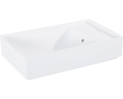 Vasque à poser rectangulaire en céramique sanitaire