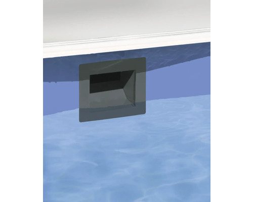 Schwimmbad Skimmer an Beckenwand