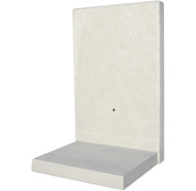 Support d'angle en béton pour stabiliser les murs de terre