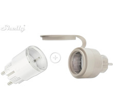 Steckdose und Stecker für den Aussenbereich