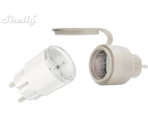 Steckdosenadapter mit Schutzkontakt und Abdeckung