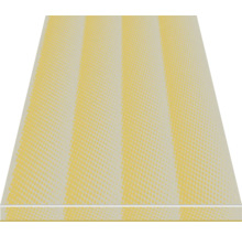 Gelbe Acrylglasplatte mit Streifenmuster