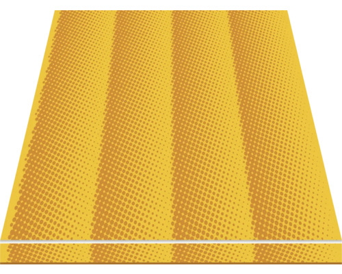 Revêtement de sol jaune avec motif à points et rayures