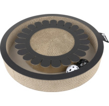 Planche à gratter avec balles de jeu pour chats