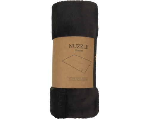 Couverture câline pour chien enroulée en peluche et en polaire