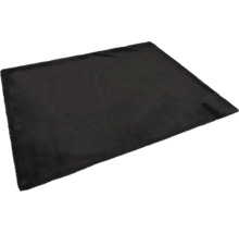 Couverture noire rectangulaire pour chien