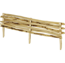 Holzzaun Element aus naturbelassenem Holz