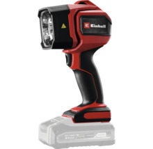 Einhell Akku-LED-Strahler mit Warnsymbol und Einhell Logo