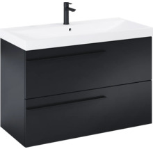 Meuble sous-vasque avec deux tiroirs et vasque à poser