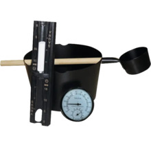 Set de sauna avec seau, louche, thermo-hygromètre et doseur d’additifs pour le bain