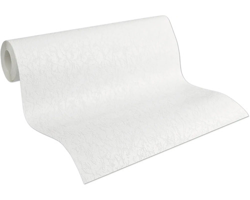 Rolle weiße Rauhfasertapete