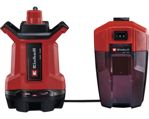 Pompe de récupération d'eau de pluie sans fil Einhell avec logo Einhell