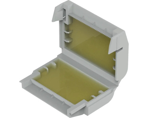 Boîte à câbles ouverte pour ranger et protéger les câbles