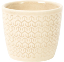 Pot de fleurs en céramique avec motif géométrique
