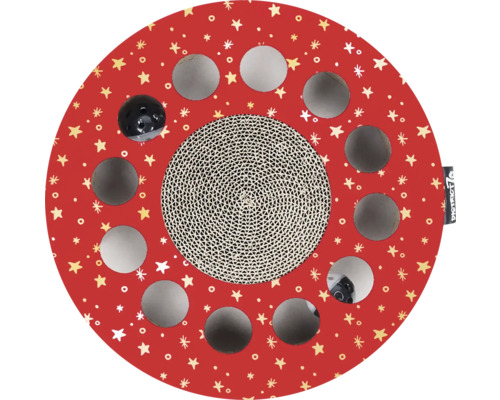 Jouet pour chat avec griffoir et jeu de balle