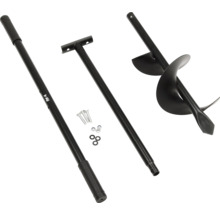 Ensemble de tarière avec tige de forage, pièce en T et vis