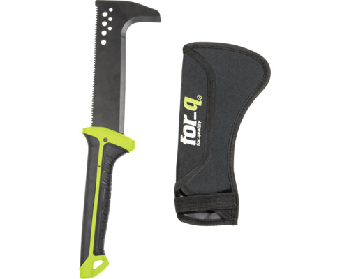 Scie à ruban for_q avec protection anti-coupure Serpe avec étui