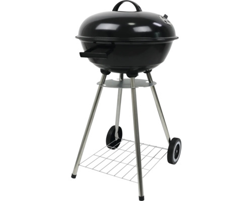 Kugelgrill mit Deckel, Temperaturanzeige und Ablagerost