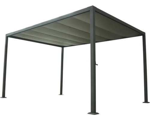 Pavillon mit verschiebbarem Dach für den Garten