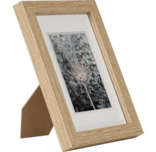 Cadre photo avec structure en bois et support