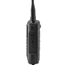 Schwarzes Funkgerät mit Antenne